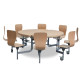 8 Seat Primo Round Mobile Folding Table